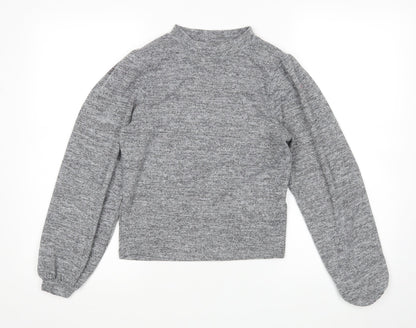 Womens UK Size S New Look Grey Pullover Jumper