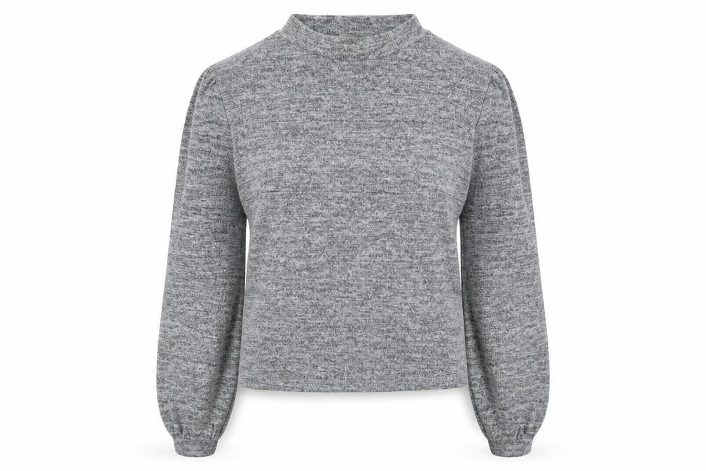 Womens UK Size S New Look Grey Pullover Jumper