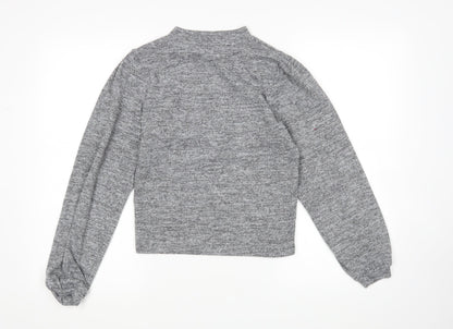 Womens UK Size S New Look Grey Pullover Jumper
