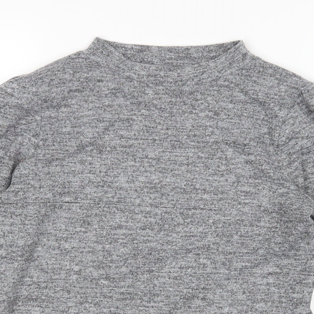 Womens UK Size S New Look Grey Pullover Jumper
