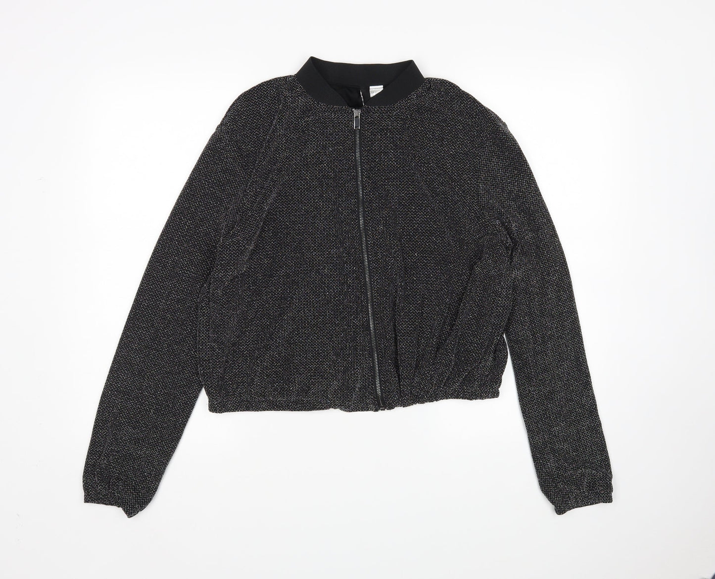 Womens UK Size 16 H&M Silver Jacket
