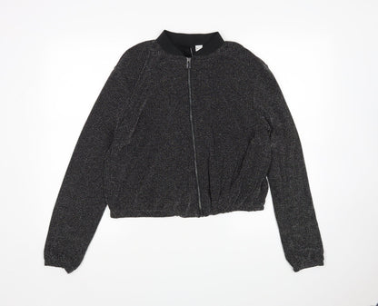 Womens UK Size 16 H&M Silver Jacket