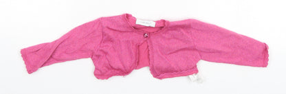 Earlydays Girls Pink   Cardigan Jumper Size 6-9 Months