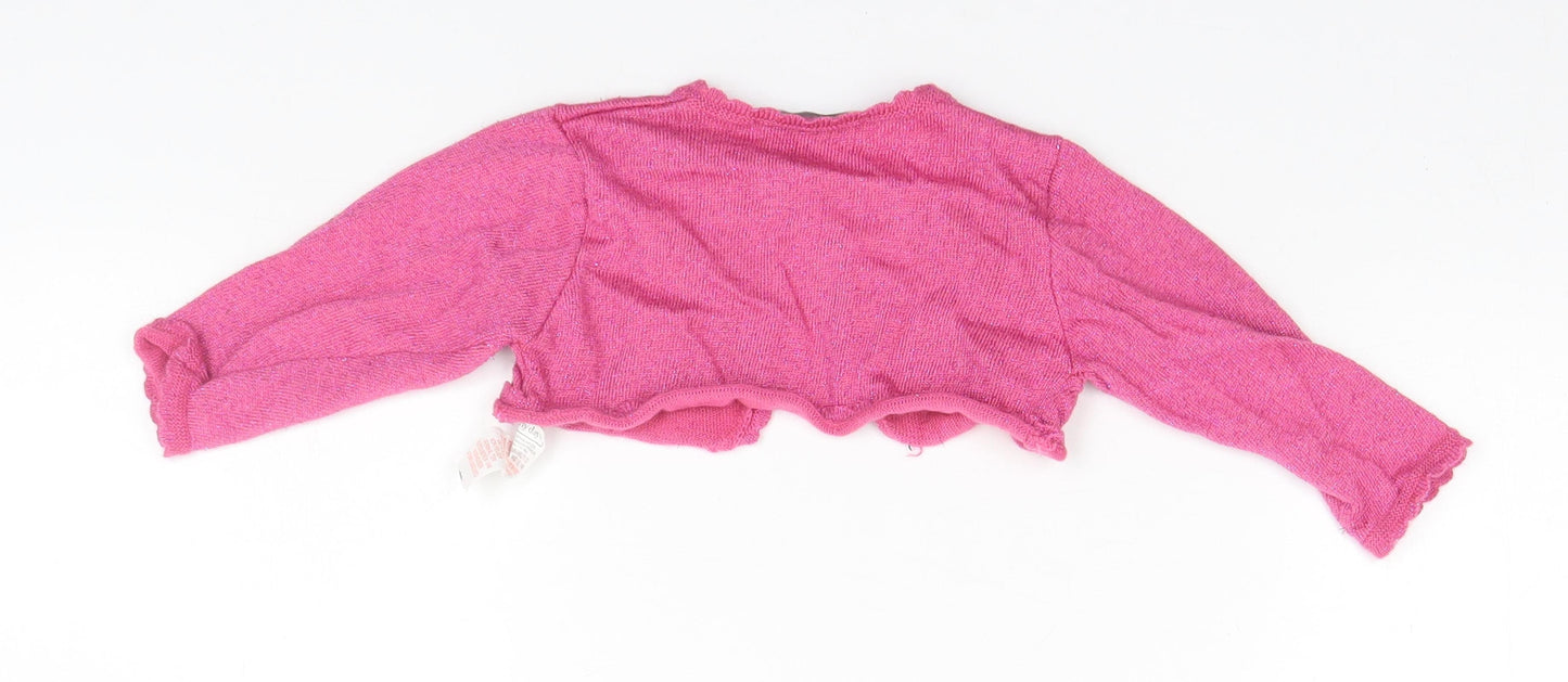 Earlydays Girls Pink   Cardigan Jumper Size 6-9 Months