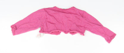 Earlydays Girls Pink   Cardigan Jumper Size 6-9 Months