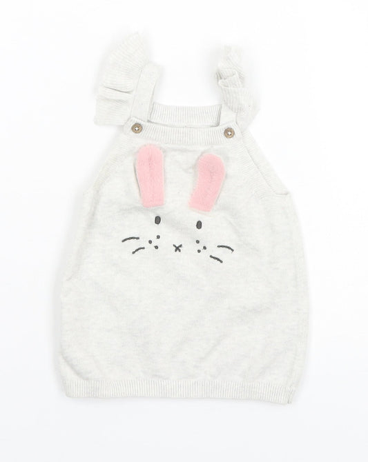 O.C. Sweaters Girls Grey   A-Line    - Bunny