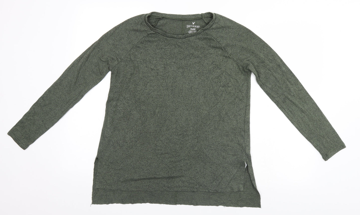 American Eagle Outfitters Womens Brown   Pullover Jumper Size XS