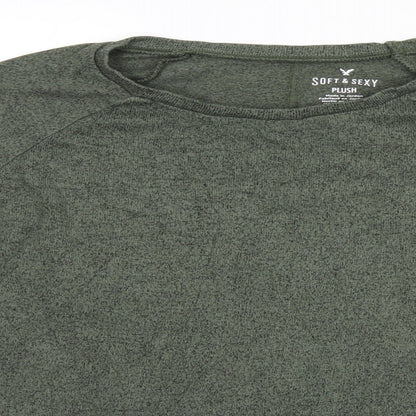 American Eagle Outfitters Womens Brown   Pullover Jumper Size XS