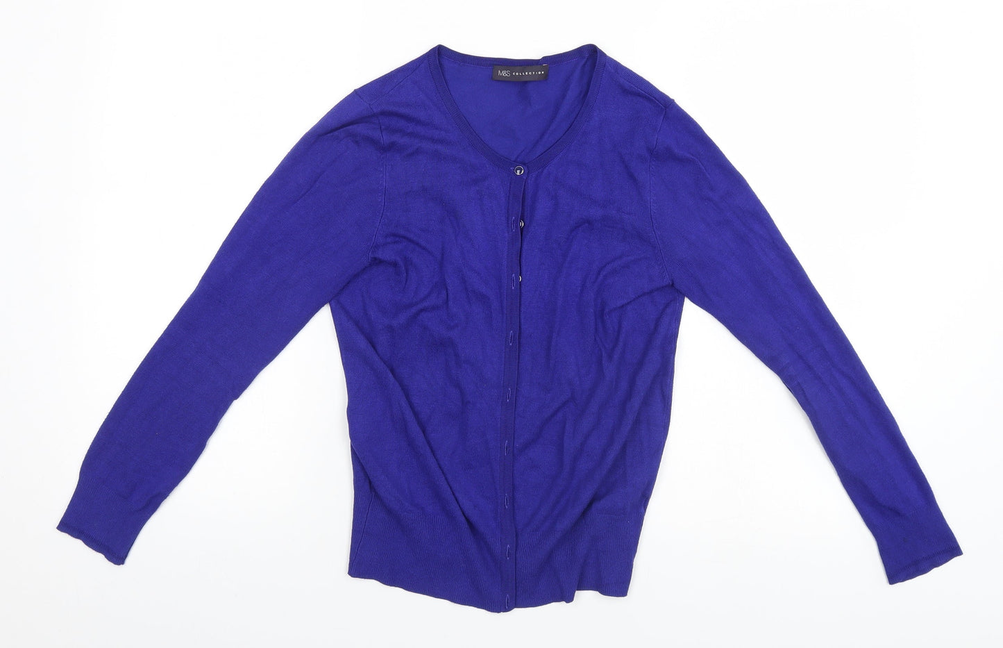 Womens UK Size  Marks and Spencer Blue Cardigan Jumper