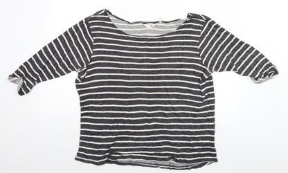 Womens UK Size 20 Label BE Grey Basic T-Shirt