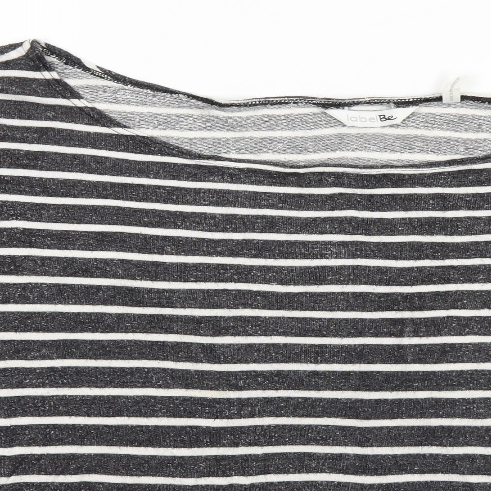 Womens UK Size 20 Label BE Grey Basic T-Shirt
