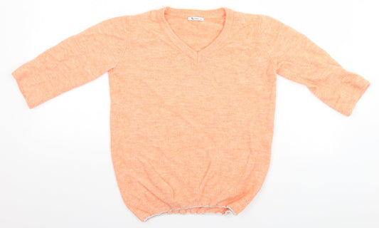 TU Womens Orange   Pullover Jumper Size 10
