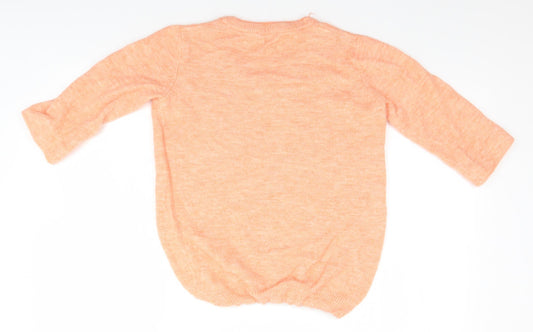 TU Womens Orange   Pullover Jumper Size 10