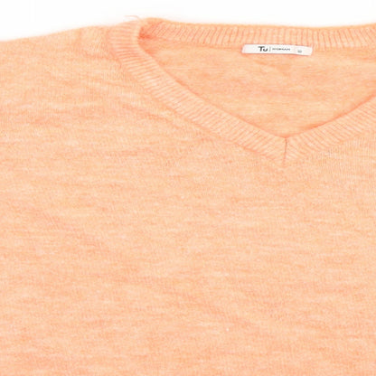 TU Womens Orange   Pullover Jumper Size 10