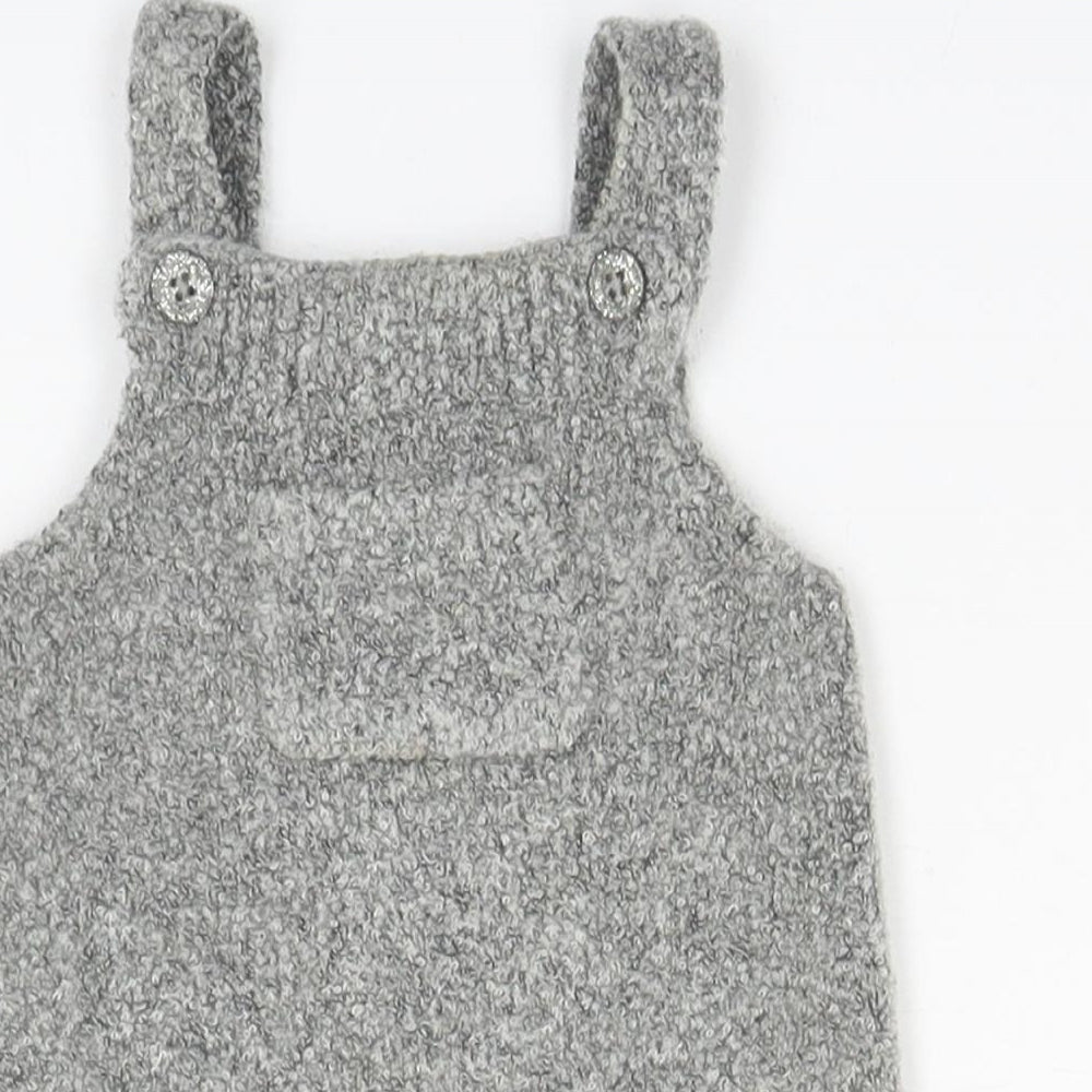 F&F Baby Grey   Coverall One-Piece Size 6-9 Months