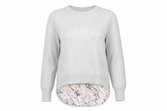 Womens UK Size 12 Principles Grey Pullover Jumper