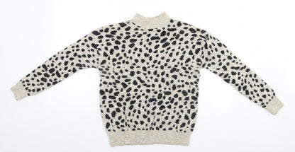 Womens UK Size 8 Dorothy Perkins Grey Pullover Jumper