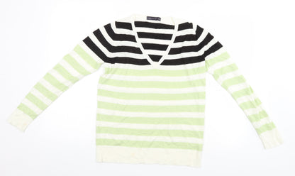 Womens UK Size 10 Marks and Spencer Green Pullover Jumper