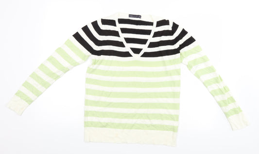 Womens UK Size 10 Marks and Spencer Green Pullover Jumper