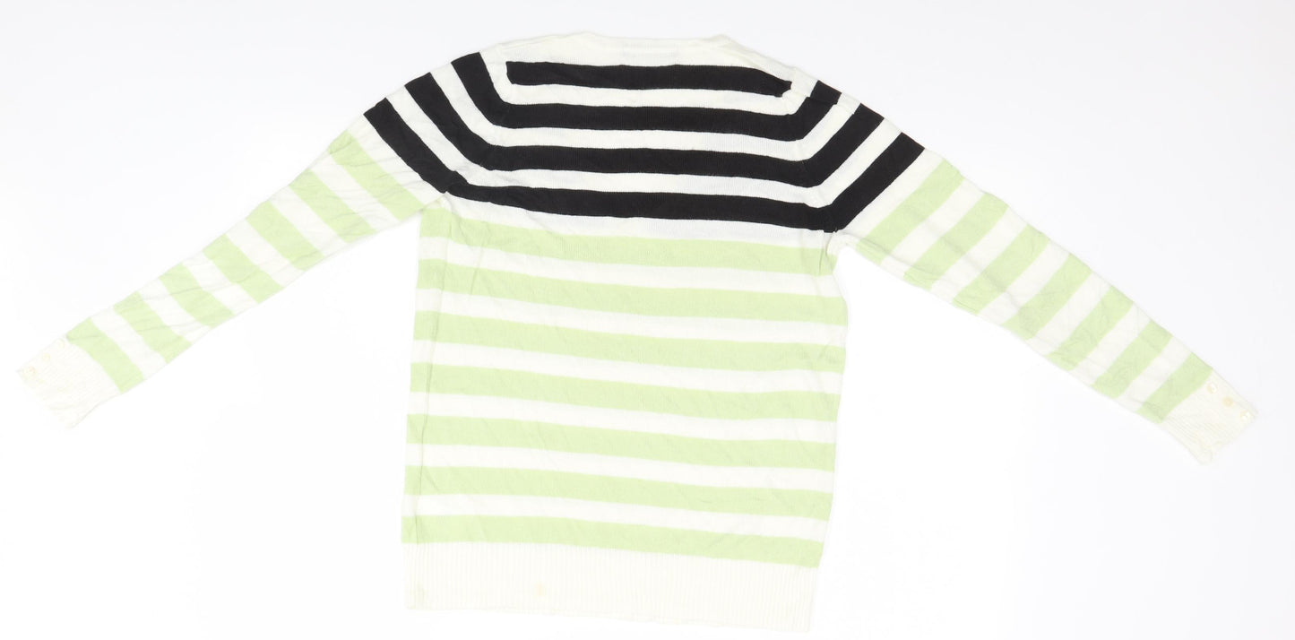 Womens UK Size 10 Marks and Spencer Green Pullover Jumper