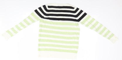 Womens UK Size 10 Marks and Spencer Green Pullover Jumper