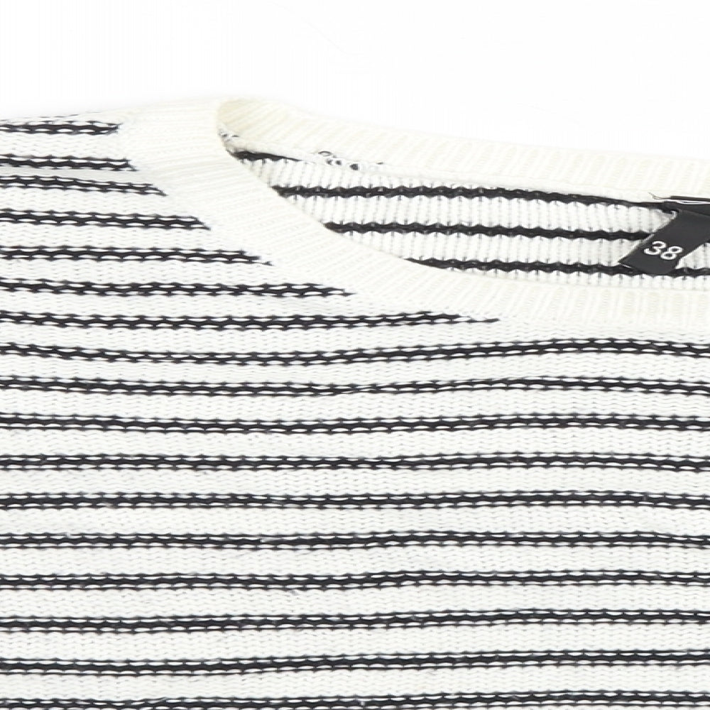 Womens UK Size 10 Divided White Pullover Jumper