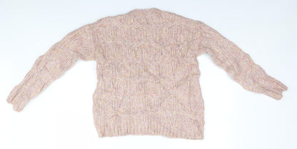 Womens UK Size M Per Una Beige Pullover Jumper