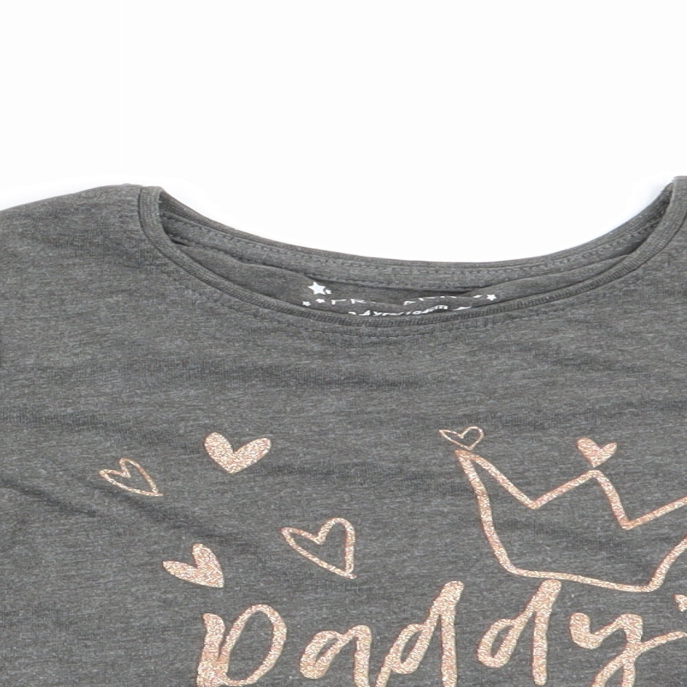 Primark Girls Green   Basic T-Shirt Size 3-4 Years  - Daddy's Princess