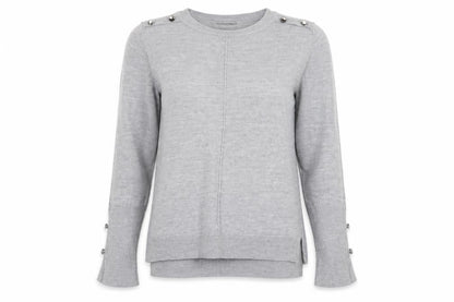 Womens UK Size S Primark Grey Pullover Jumper
