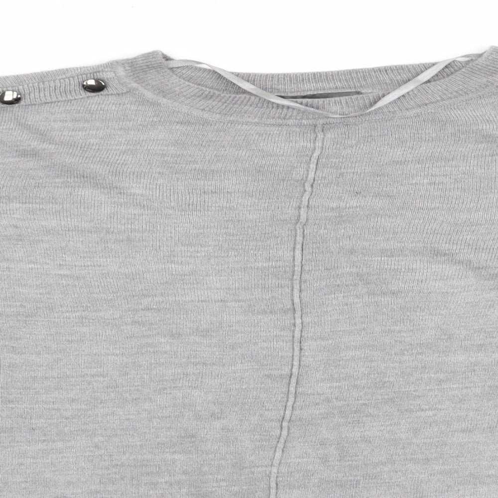 Primark Womens Grey   Pullover Jumper Size S