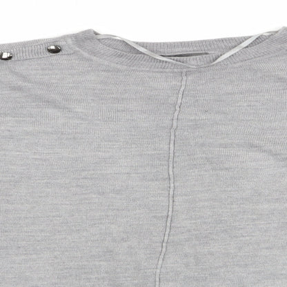 Primark Womens Grey   Pullover Jumper Size S