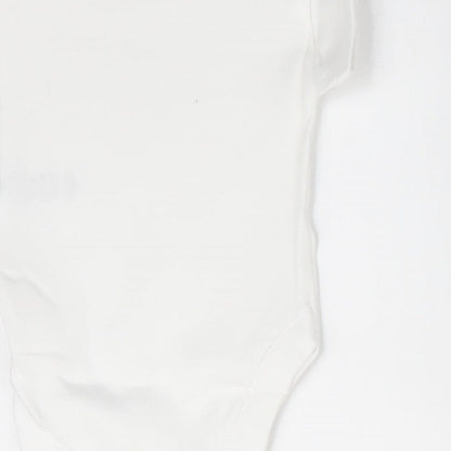 George Baby White   Romper One-Piece Size Newborn  - Tiny Baby
