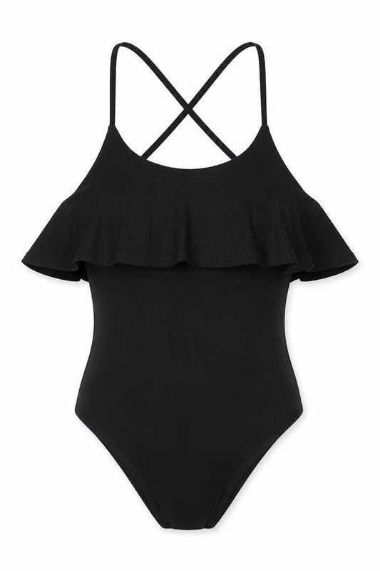 Womens UK Size 10 Missguided One-Piece Black Bodysuit