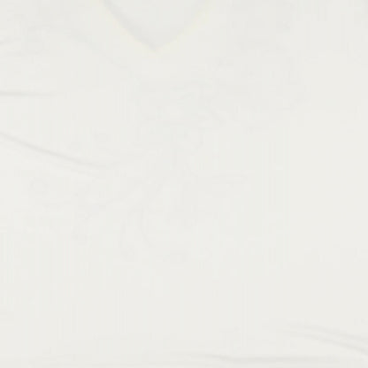 Bonmarché Womens Ivory Floral  Basic Blouse Size XL