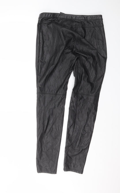 Womens UK Size 12 H&M Regular Fit  Black Trousers
