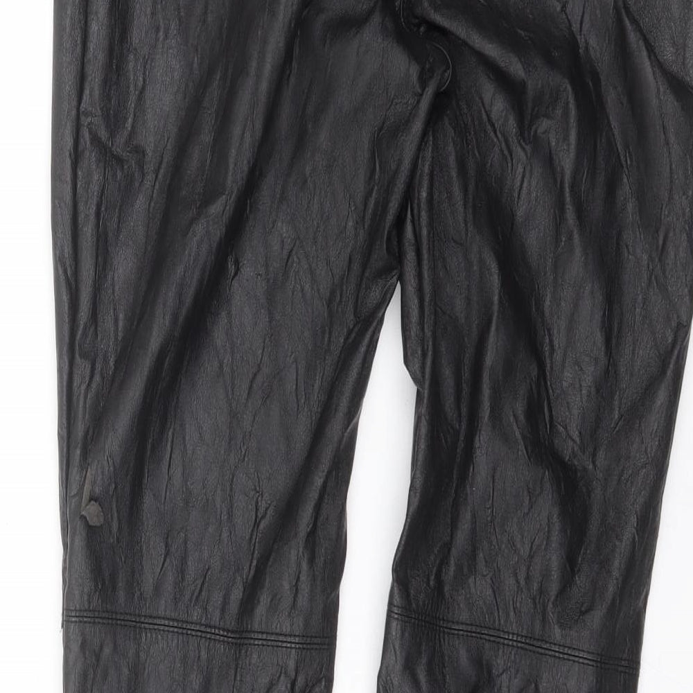 Womens UK Size 12 H&M Regular Fit  Black Trousers