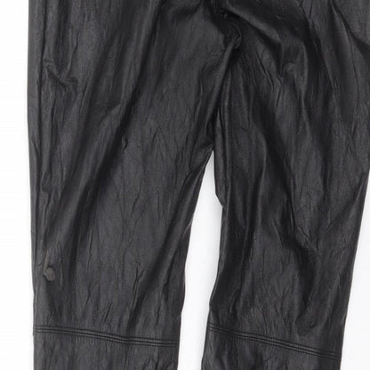 Womens UK Size 12 H&M Regular Fit  Black Trousers