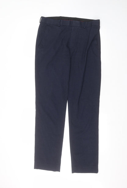 Burton Mens Blue   Dress Pants Trousers Size 32 in L30 in