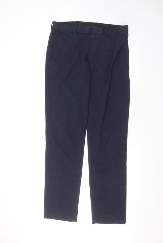Burton Mens Blue   Dress Pants Trousers Size 32 in L30 in