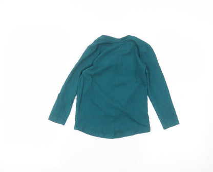 Back view of George boys’ green basic t-shirt, size 2-3, years - batman