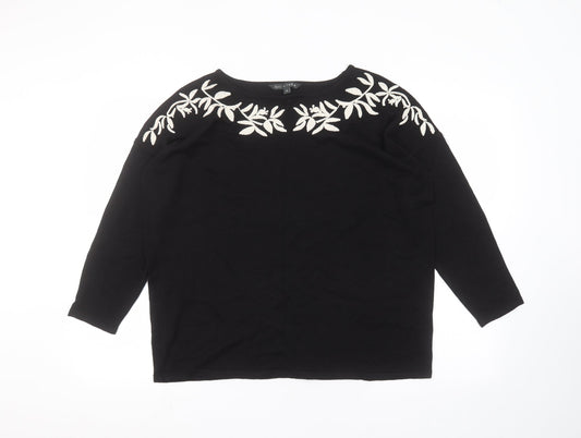 Womens UK Size 16 Bonmarché Black Pullover Jumper
