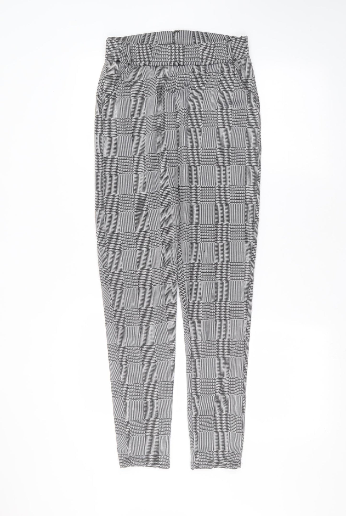 Womens UK Size XL Preworn Regular Fit  Grey Trousers