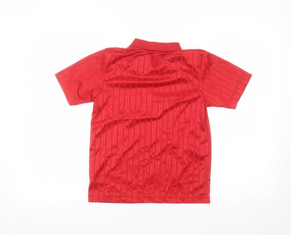 School life Boys Red   Basic Polo Size 8-9 Years