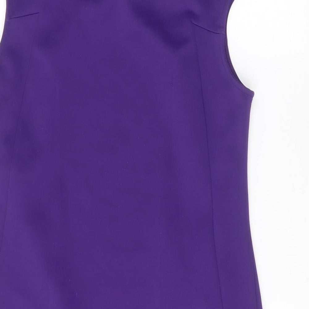 Womens UK Size 14 Preworn Purple Basic Blouse