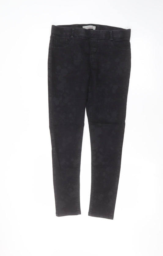 Dorothy Perkins Womens Black   Straight Jeans Size 10 L26 in