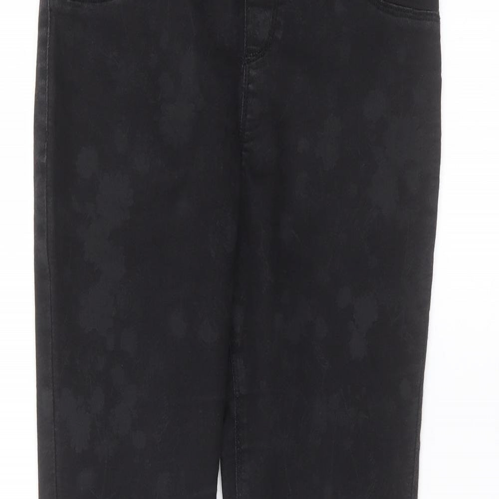 Dorothy Perkins Womens Black   Straight Jeans Size 10 L26 in