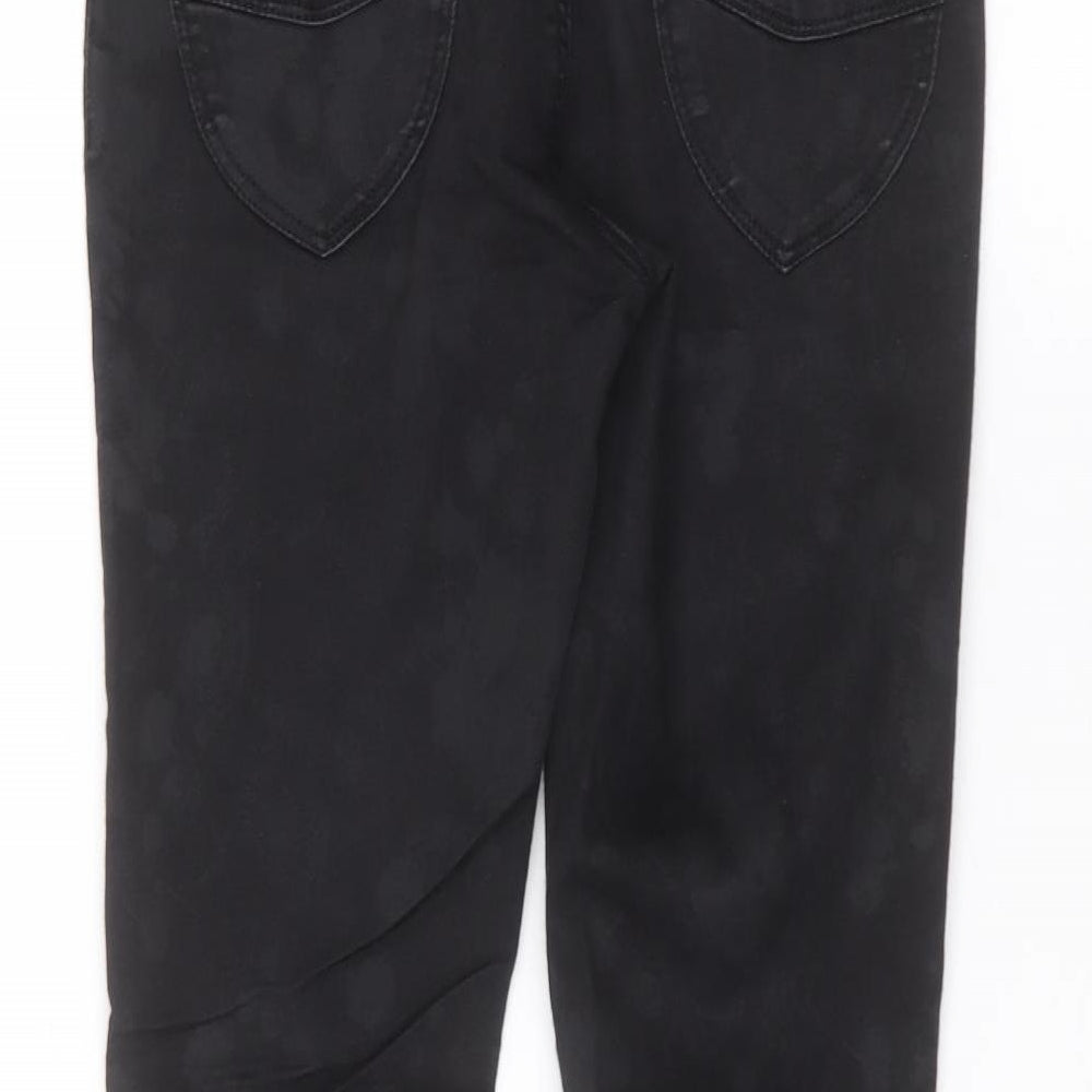 Dorothy Perkins Womens Black   Straight Jeans Size 10 L26 in