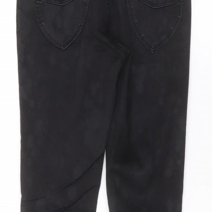 Dorothy Perkins Womens Black   Straight Jeans Size 10 L26 in