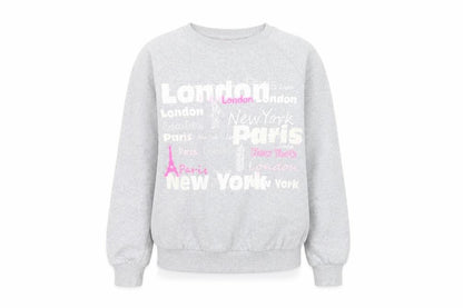 Front view of Gets women’s grey jumper, size M