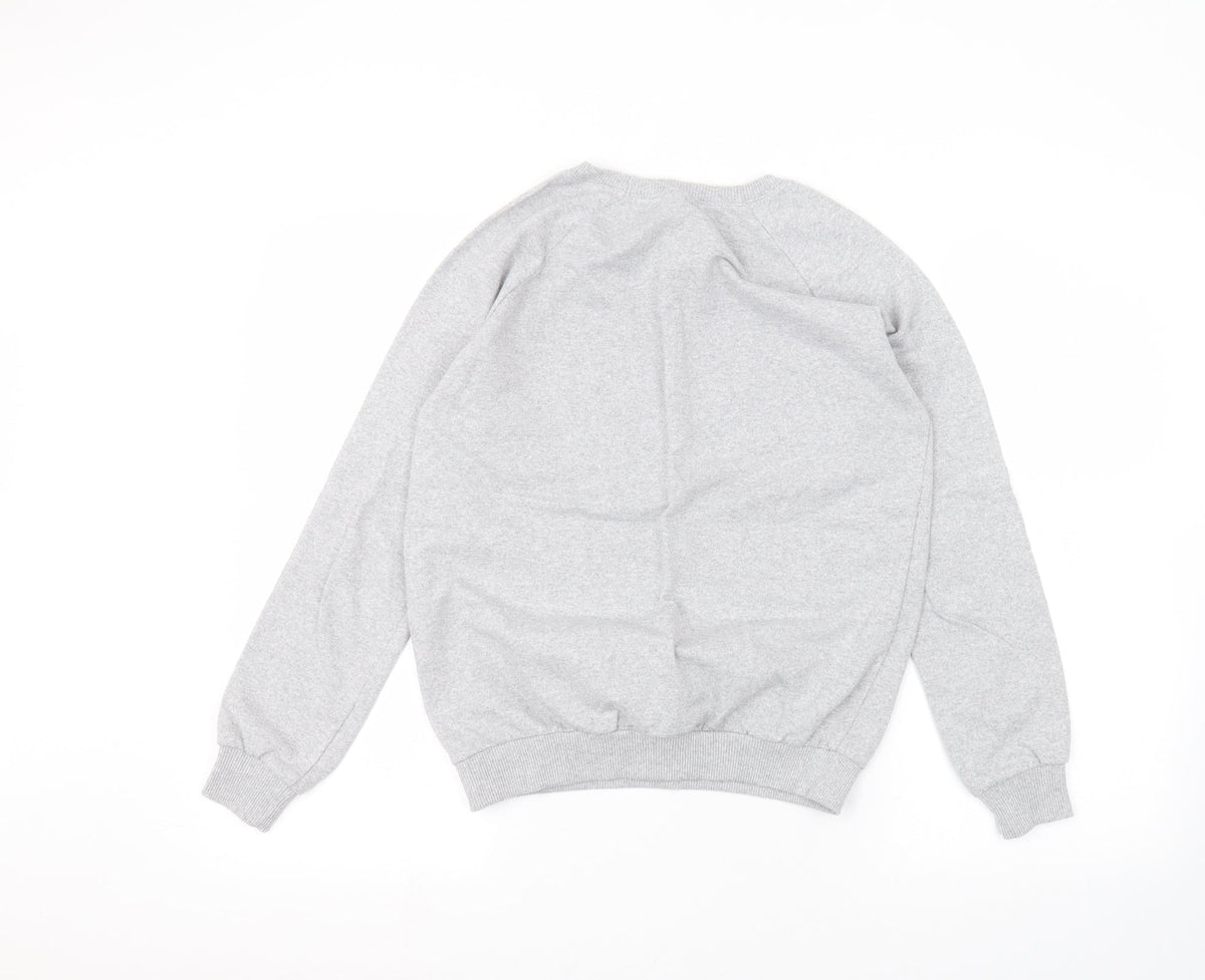 Back view of Gets women’s grey jumper, size M